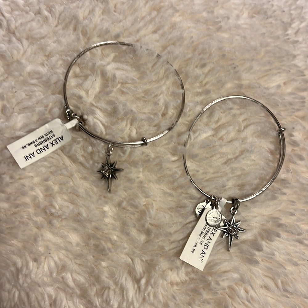 One of (2) Alex & Ani" Northstar Bracelets